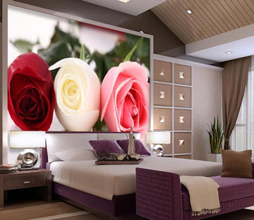 3D Bright Roses 024 Wallpaper AJ Wallpaper 