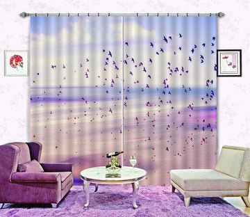 3D Migrating Birds 476 Curtains Drapes Wallpaper AJ Wallpaper 