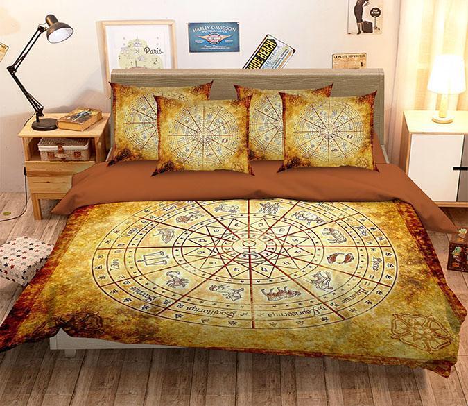 3D Twelve Constellations 293 Bed Pillowcases Quilt Wallpaper AJ Wallpaper 