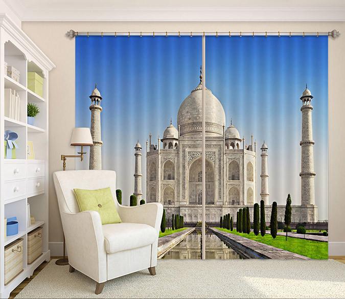 3D Pretty Taj Mahal Curtains Drapes Wallpaper AJ Wallpaper 