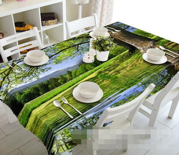 3D Lakeside Tree 1058 Tablecloths Wallpaper AJ Wallpaper 