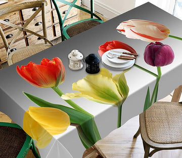 3D Colored Flowers 225 Tablecloths Wallpaper AJ Wallpaper 