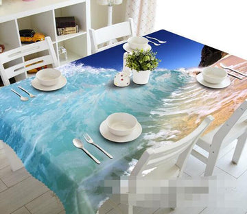 3D Beach High Wave 1009 Tablecloths Wallpaper AJ Wallpaper 