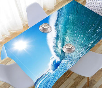 3D Sea Hugh Wave 841 Tablecloths Wallpaper AJ Wallpaper 