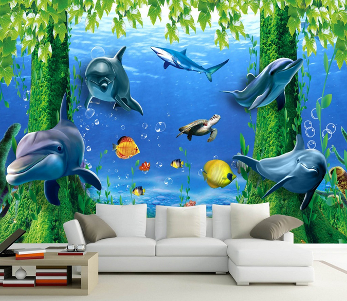 Sea Bottom Fishes Wallpaper AJ Wallpaper 