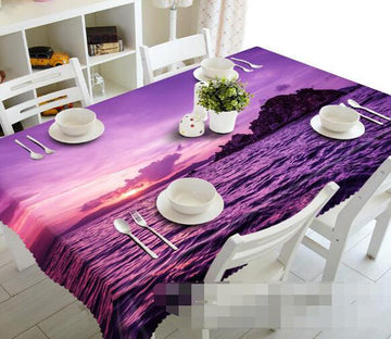 3D Sea Sunset Rosy Sky 1034 Tablecloths Wallpaper AJ Wallpaper 