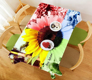 3D Colorful Sunflower 273 Tablecloths Wallpaper AJ Wallpaper 