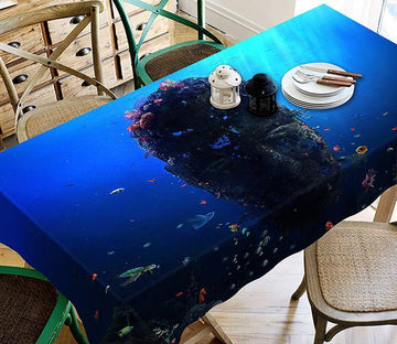 3D Ocean Head 313 Tablecloths Wallpaper AJ Wallpaper 