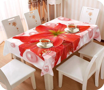 3D Flowers And Pearls 286 Tablecloths Wallpaper AJ Wallpaper 