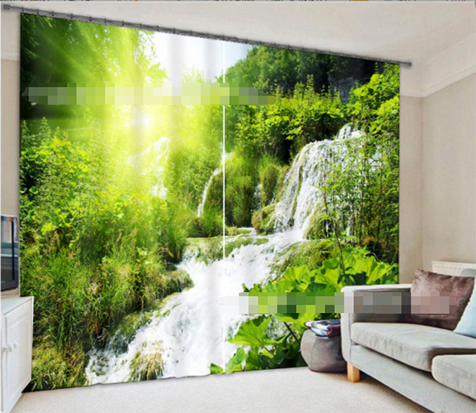 3D Pretty River 1043 Curtains Drapes Wallpaper AJ Wallpaper 