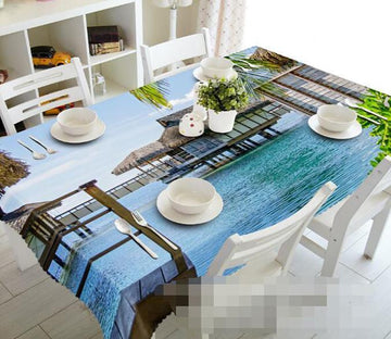 3D Sea Pavilions 1027 Tablecloths Wallpaper AJ Wallpaper 