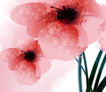 Pink Watercolor Blossoms Wallpaper AJ Wallpaper 