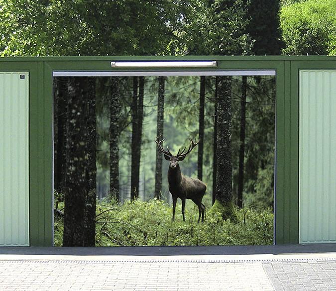 3D Forest Animal 24 Garage Door Mural Wallpaper AJ Wallpaper 