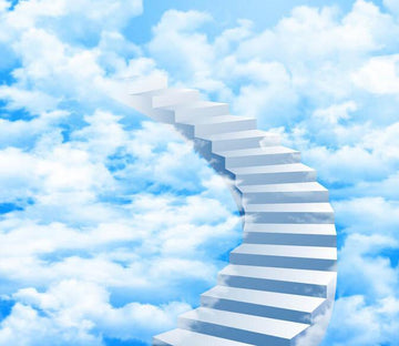 3D Paradise Ladder Floor Mural Wallpaper AJ Wallpaper 2 