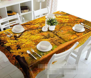 3D Autumn Trees 923 Tablecloths Wallpaper AJ Wallpaper 