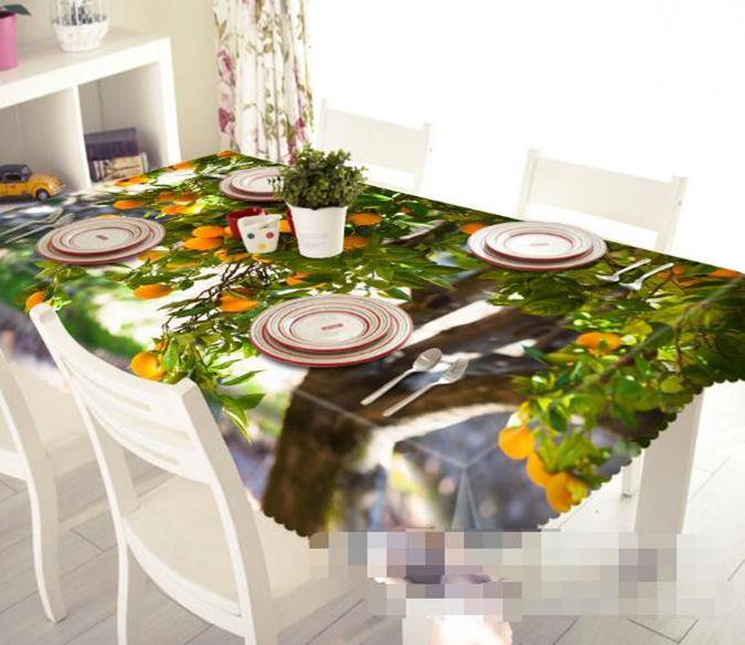 3D Kumquat Tree 1146 Tablecloths Wallpaper AJ Wallpaper 