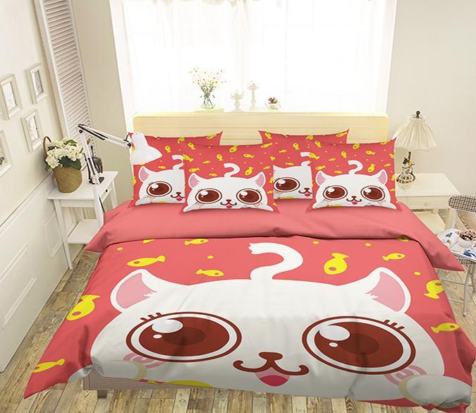 3D Cartoon Animal 321 Bed Pillowcases Quilt Wallpaper AJ Wallpaper 