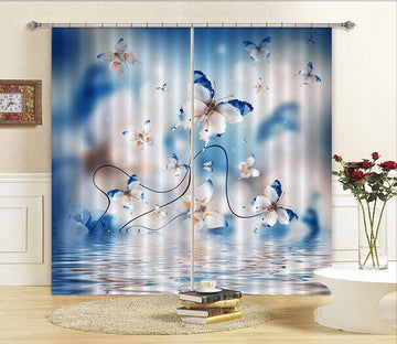 3D Dancing Butterflies 51 Curtains Drapes Wallpaper AJ Wallpaper 