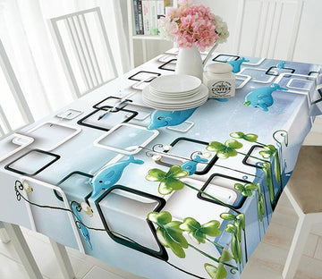 3D Lovely Dolphins 159 Tablecloths Wallpaper AJ Wallpaper 