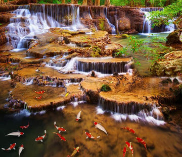 3D Stream And Lakes Floor Mural Wallpaper AJ Wallpaper 2 