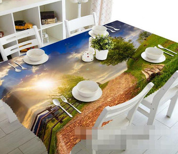 3D Road Scenery 1052 Tablecloths Wallpaper AJ Wallpaper 