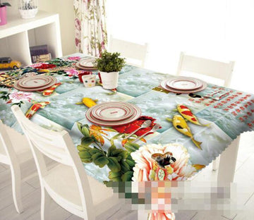 3D Colorful Fishes 1273 Tablecloths Wallpaper AJ Wallpaper 