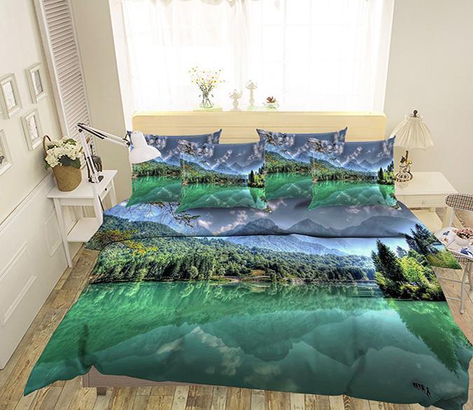 3D Pretty Lake Scenery 98 Bed Pillowcases Quilt Wallpaper AJ Wallpaper 