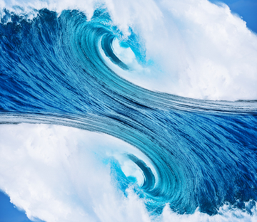 3D Wave Texture Floor Mural Wallpaper AJ Wallpaper 2 