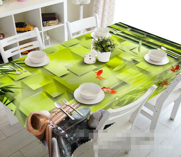 3D Bamboos Fishes 1269 Tablecloths Wallpaper AJ Wallpaper 