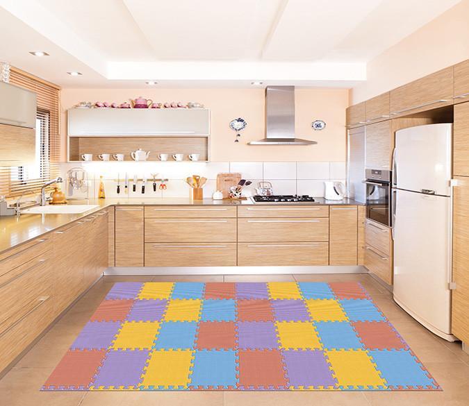 3D Splicing Pad Kitchen Mat Floor Mural Wallpaper AJ Wallpaper 