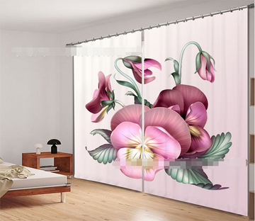 3D Elegant Flowers 929 Curtains Drapes Wallpaper AJ Wallpaper 