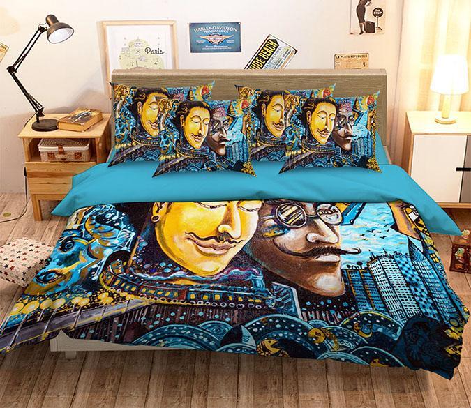 3D Men Painting 194 Bed Pillowcases Quilt Wallpaper AJ Wallpaper 