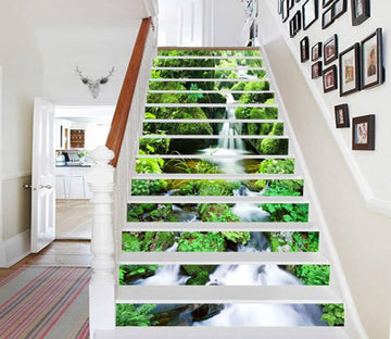 3D Creek Scenery 769 Stair Risers Wallpaper AJ Wallpaper 