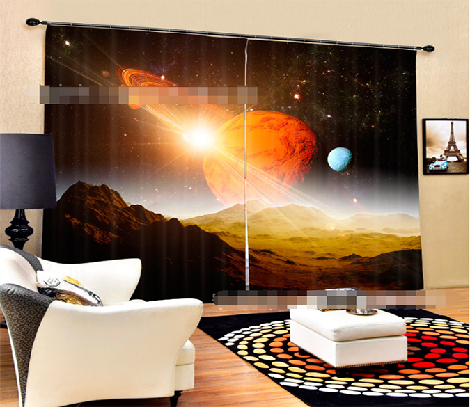 3D Planets Scenery 2008 Curtains Drapes Wallpaper AJ Wallpaper 