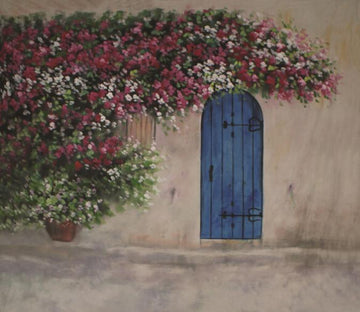 Door Blooming Plants Wallpaper AJ Wallpapers 