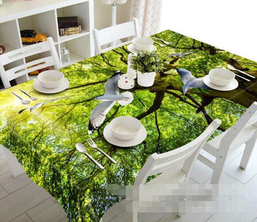 3D Tree Birds 916 Tablecloths Wallpaper AJ Wallpaper 