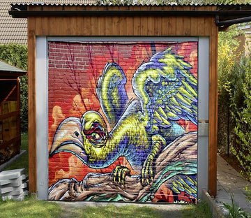 3D Graffiti Eagle 21 Garage Door Mural Wallpaper AJ Wallpaper 