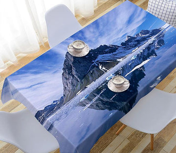 3D Lake Snow Mountain 416 Tablecloths Wallpaper AJ Wallpaper 