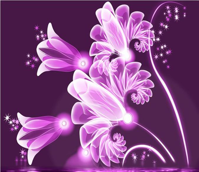 Purple Flowers 4 Wallpaper AJ Wallpaper 