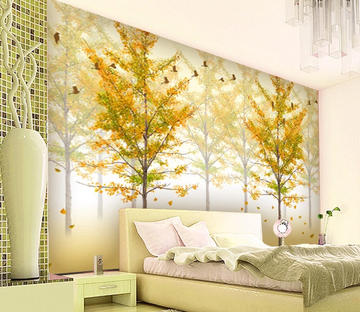 Ginkgo Trees 2 Wallpaper AJ Wallpaper 