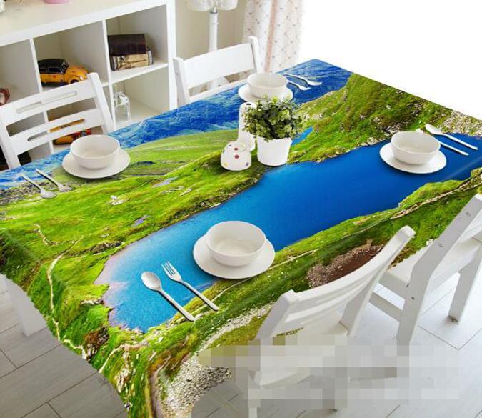 3D Pretty Lake 1168 Tablecloths Wallpaper AJ Wallpaper 