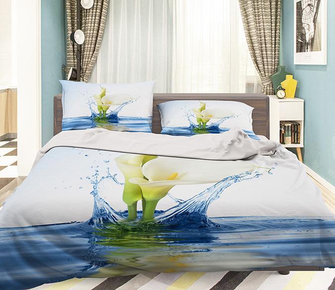 3D Water Pure Flowers 163 Bed Pillowcases Quilt Wallpaper AJ Wallpaper 