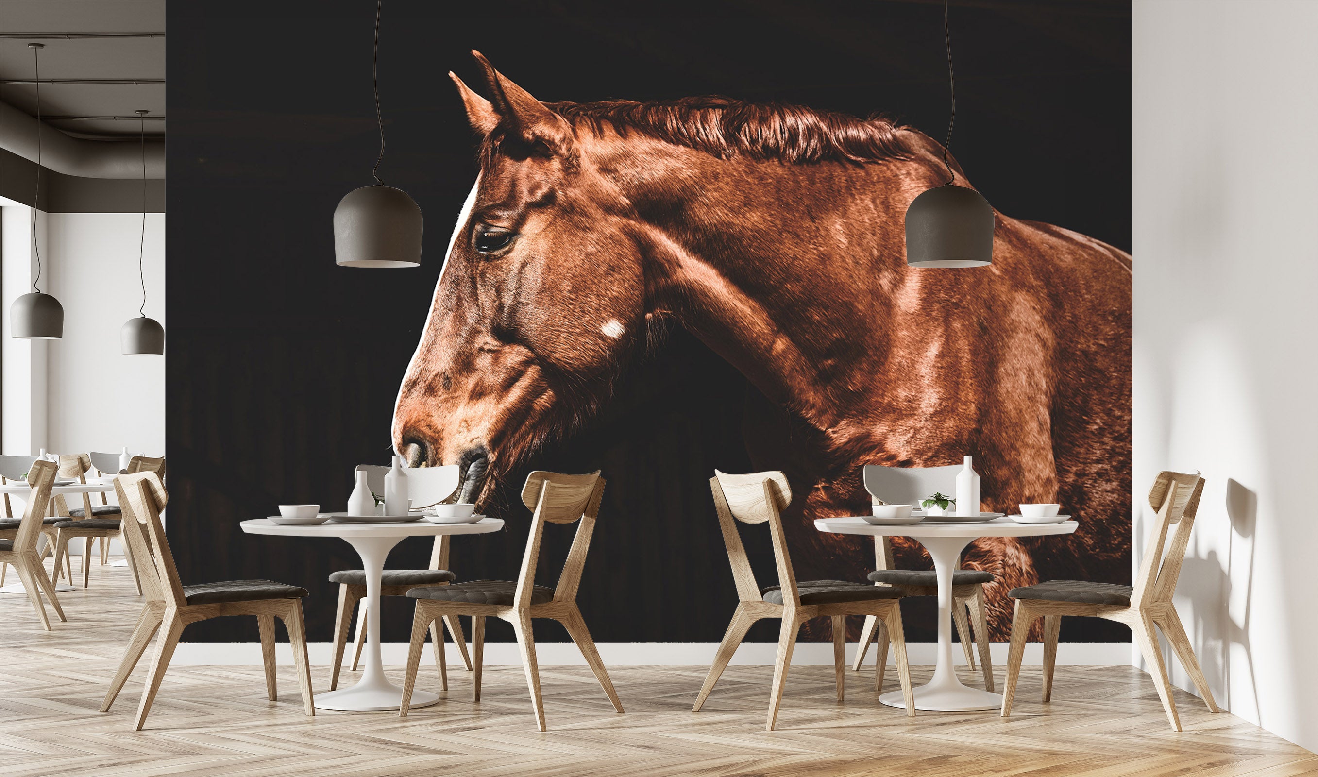 3D Brown Horse 157 Wall Murals