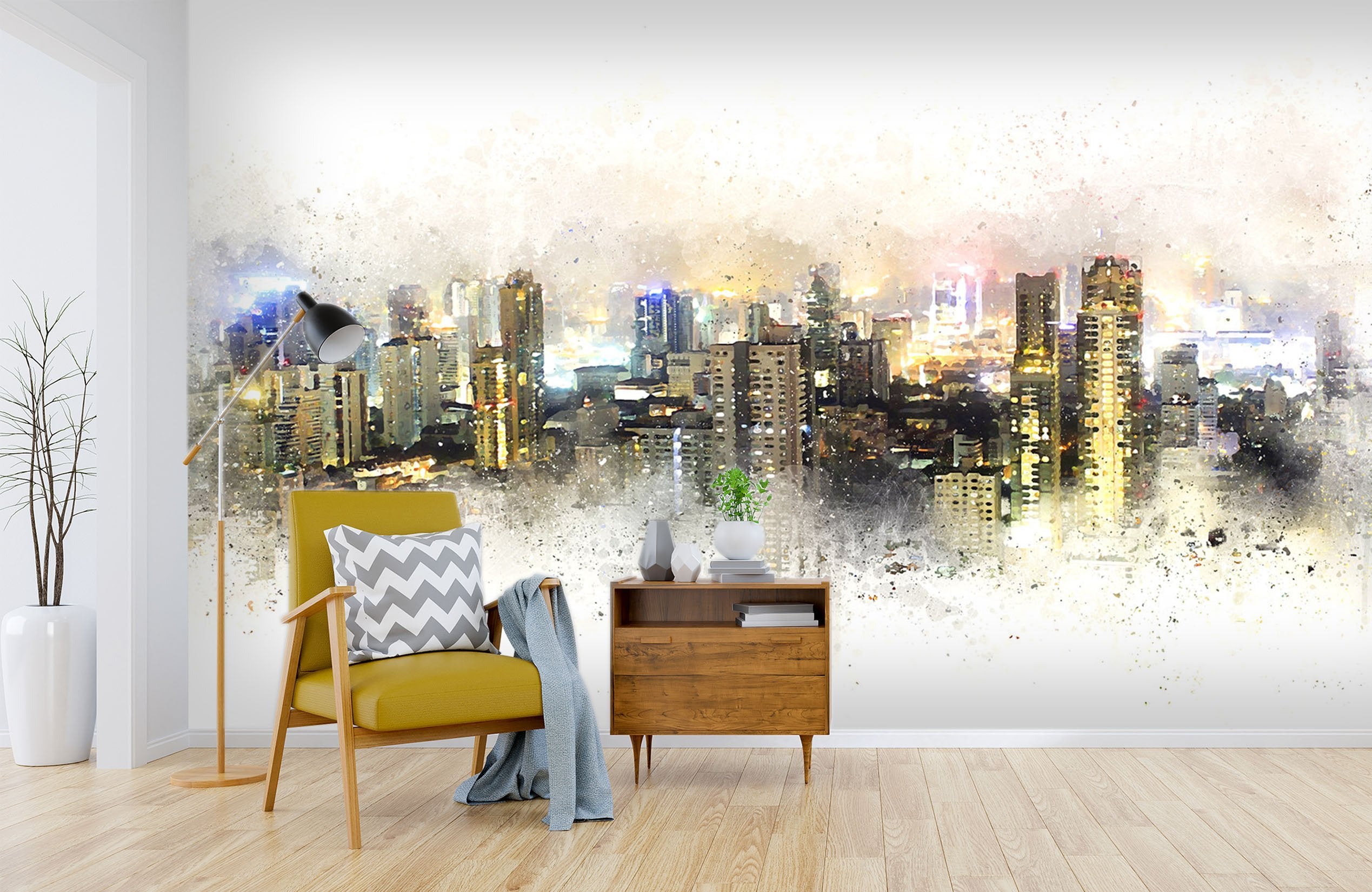 3D Hazy Building 684 Wallpaper AJ Wallpaper 2 