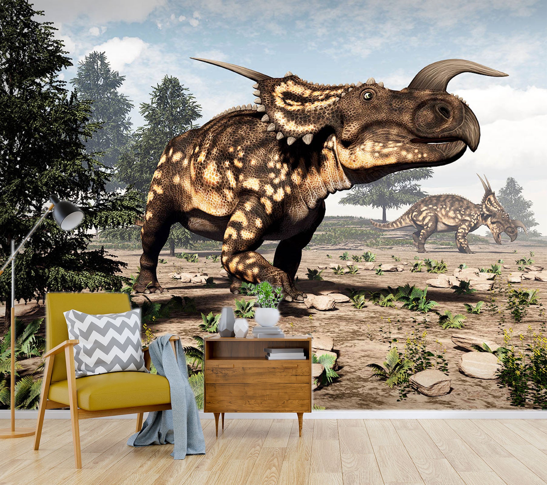 3D Giant Dinosaur 1551 Wall Murals