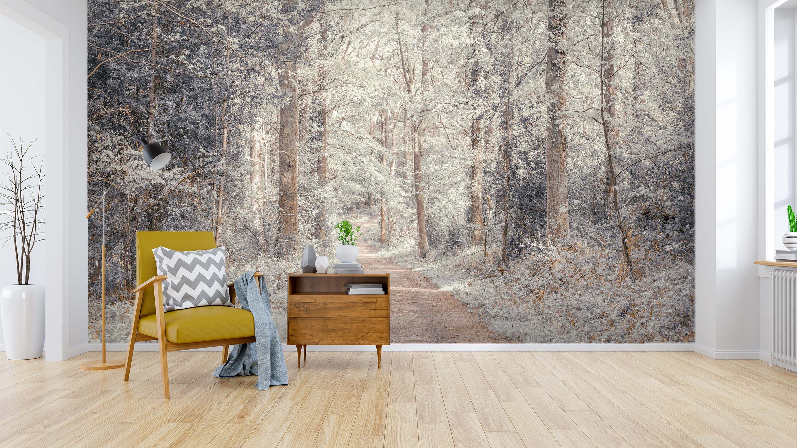 3D Forest Path 6183 Assaf Frank Wall Mural Wall Murals