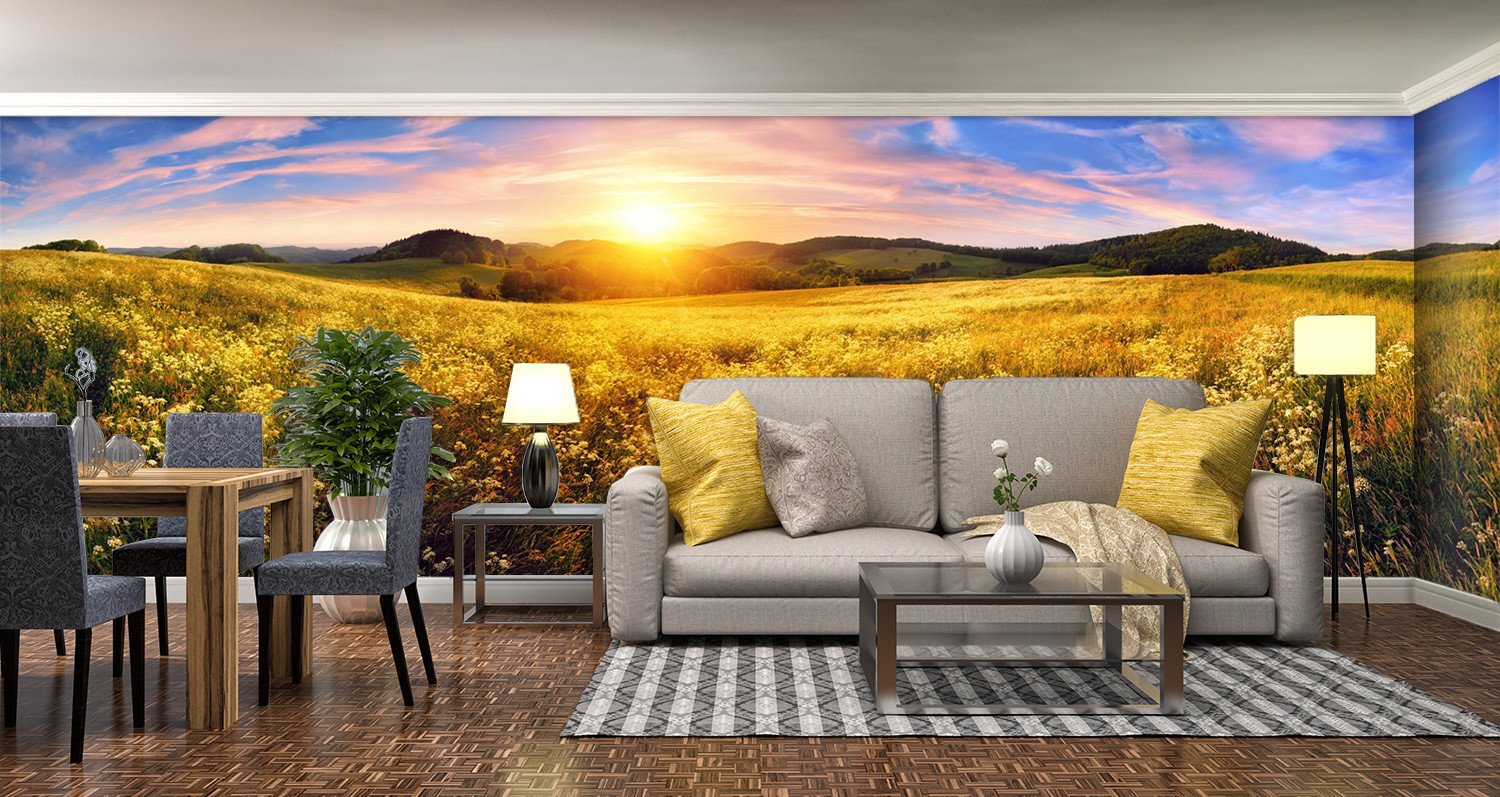 3D Sunshine Wheat Fields 77 Wallpaper AJ Wallpaper 2 