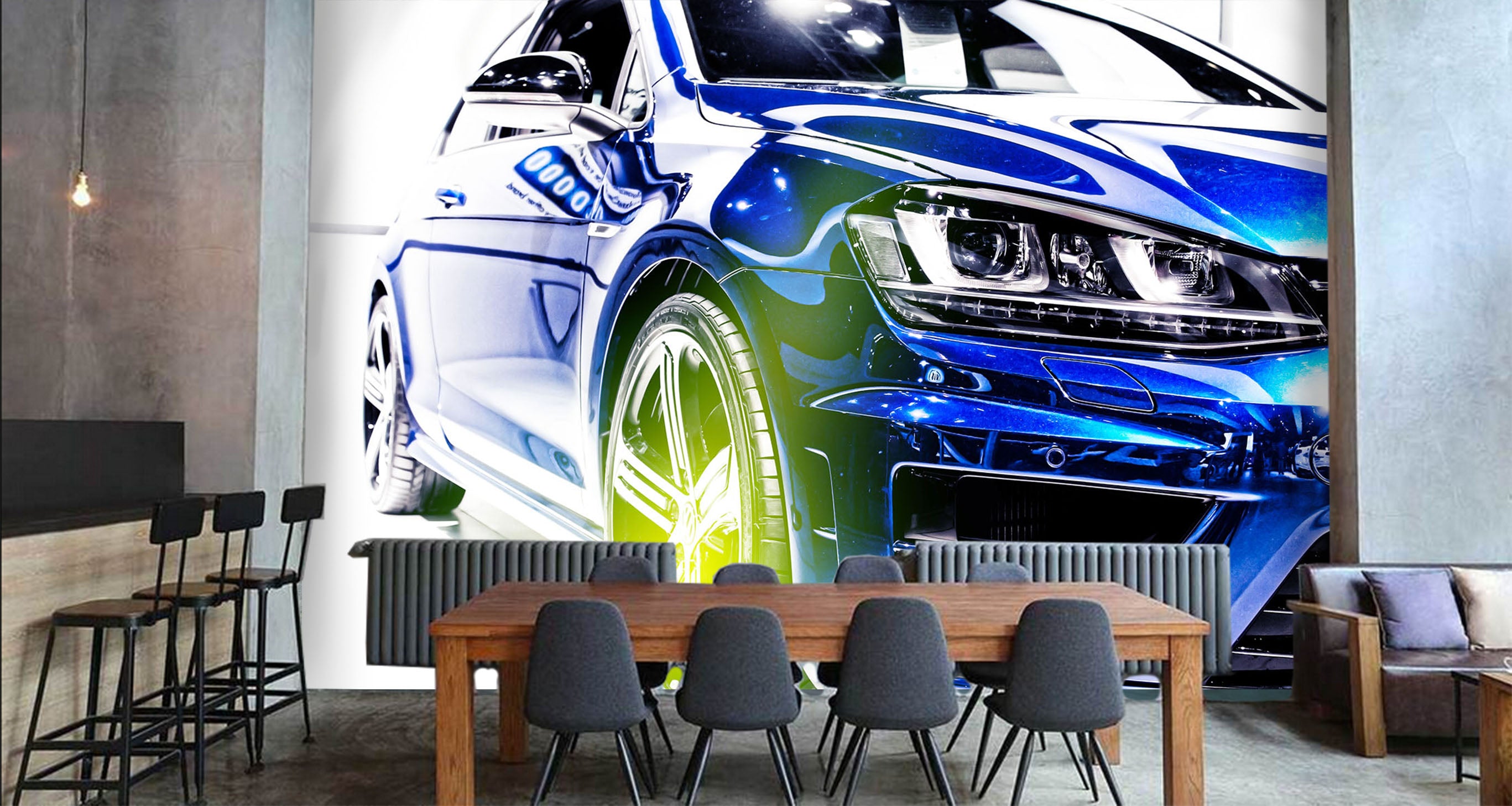 3D Supercar Car 393 Vehicle Wall Murals