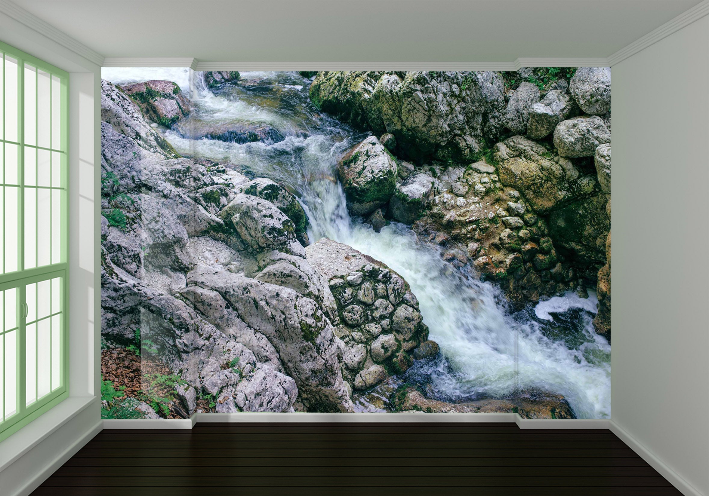 3D Valley Stream 1027 Wall Murals