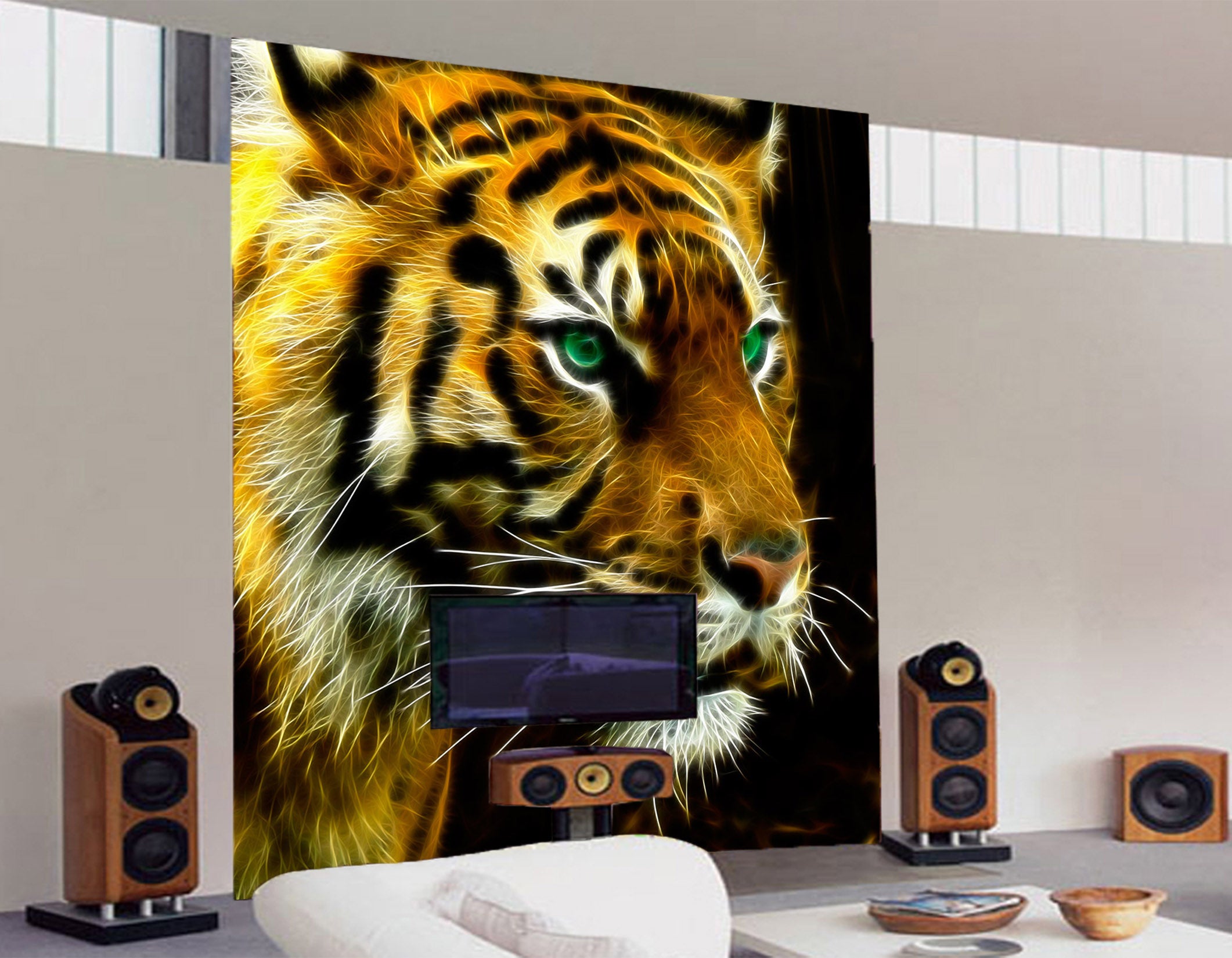 3D Big Tiger 234 Wall Murals